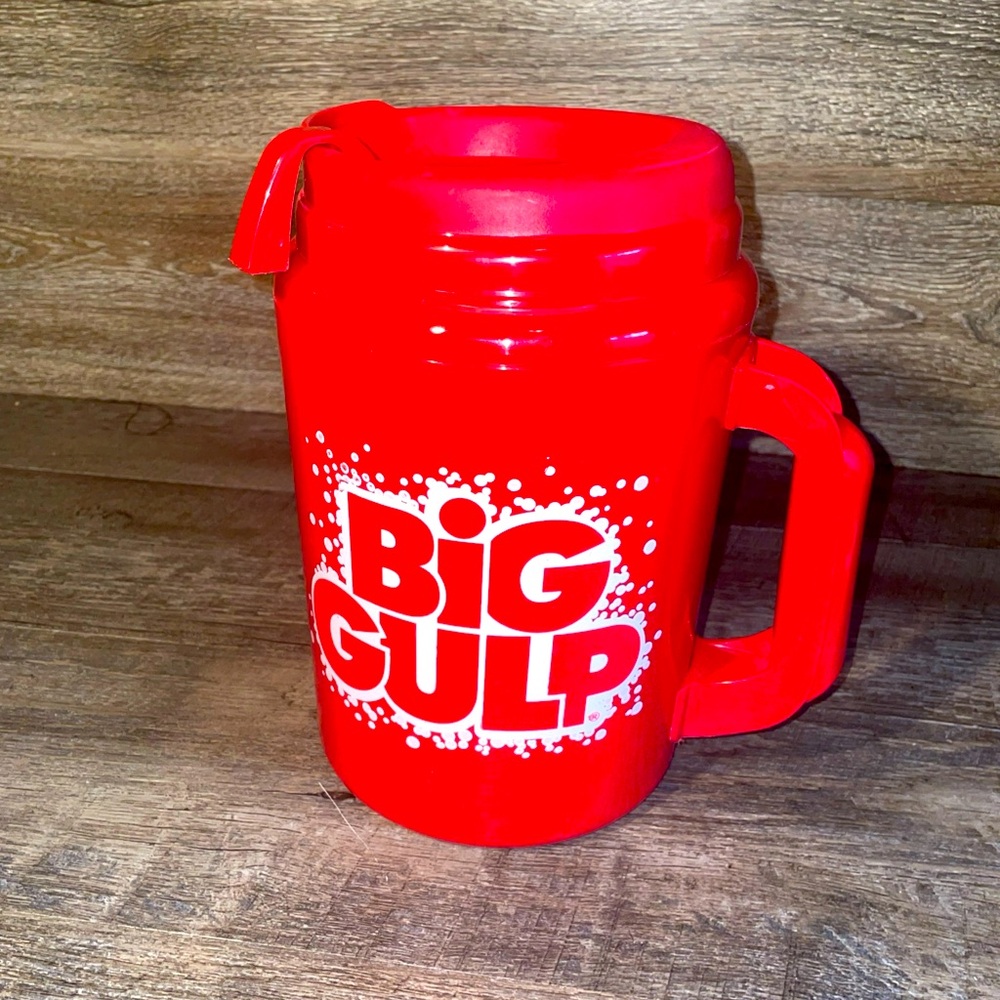 7-Eleven Red BIG GULP Thermo Serv Insulated Travel Cup Mug 52oz With Lid
